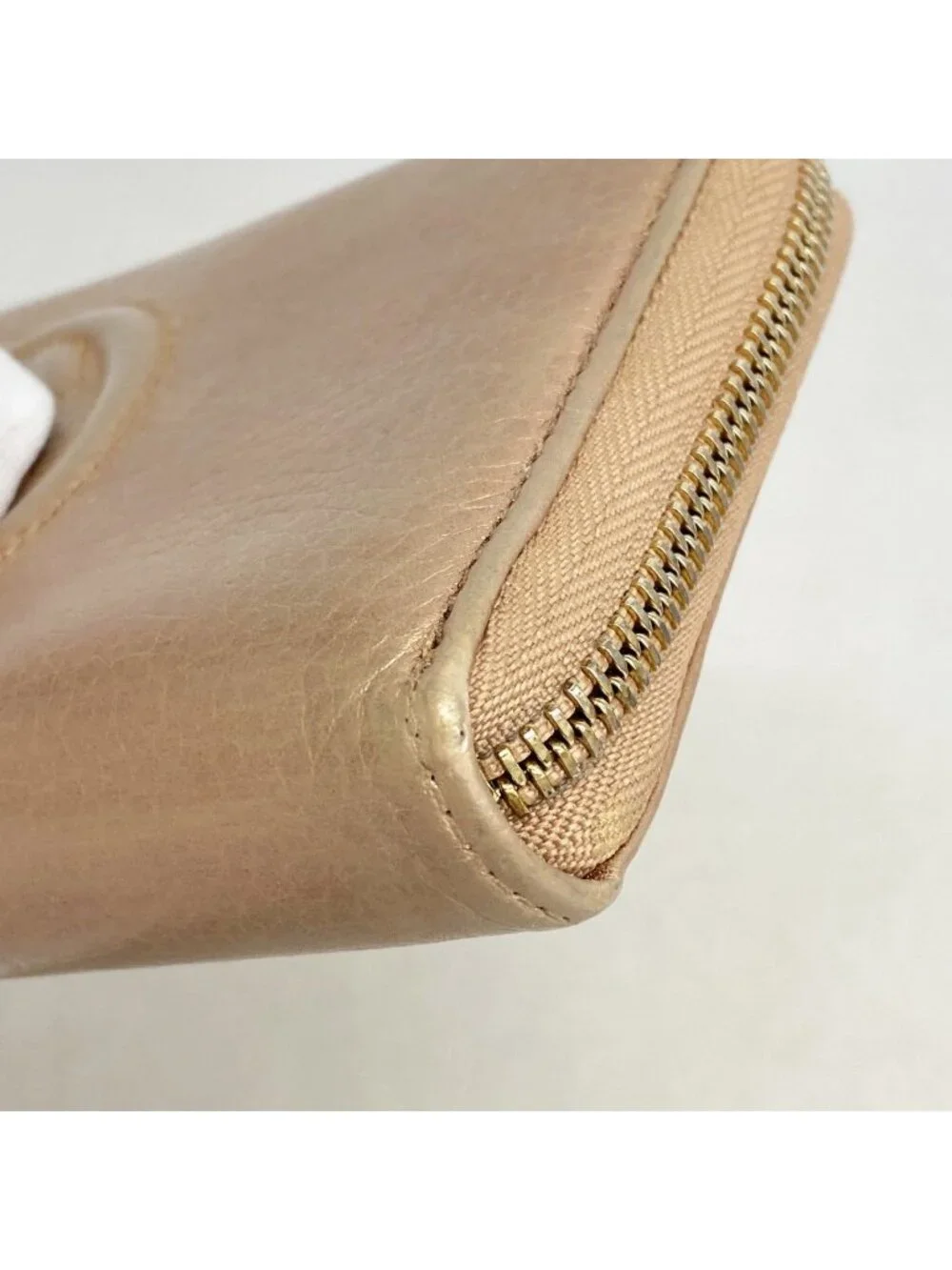 ★SOLD★ ★SOLD★ Gucci Wallet Soho Leather Pink Beige Champagne Gold - Picture 6 of 8